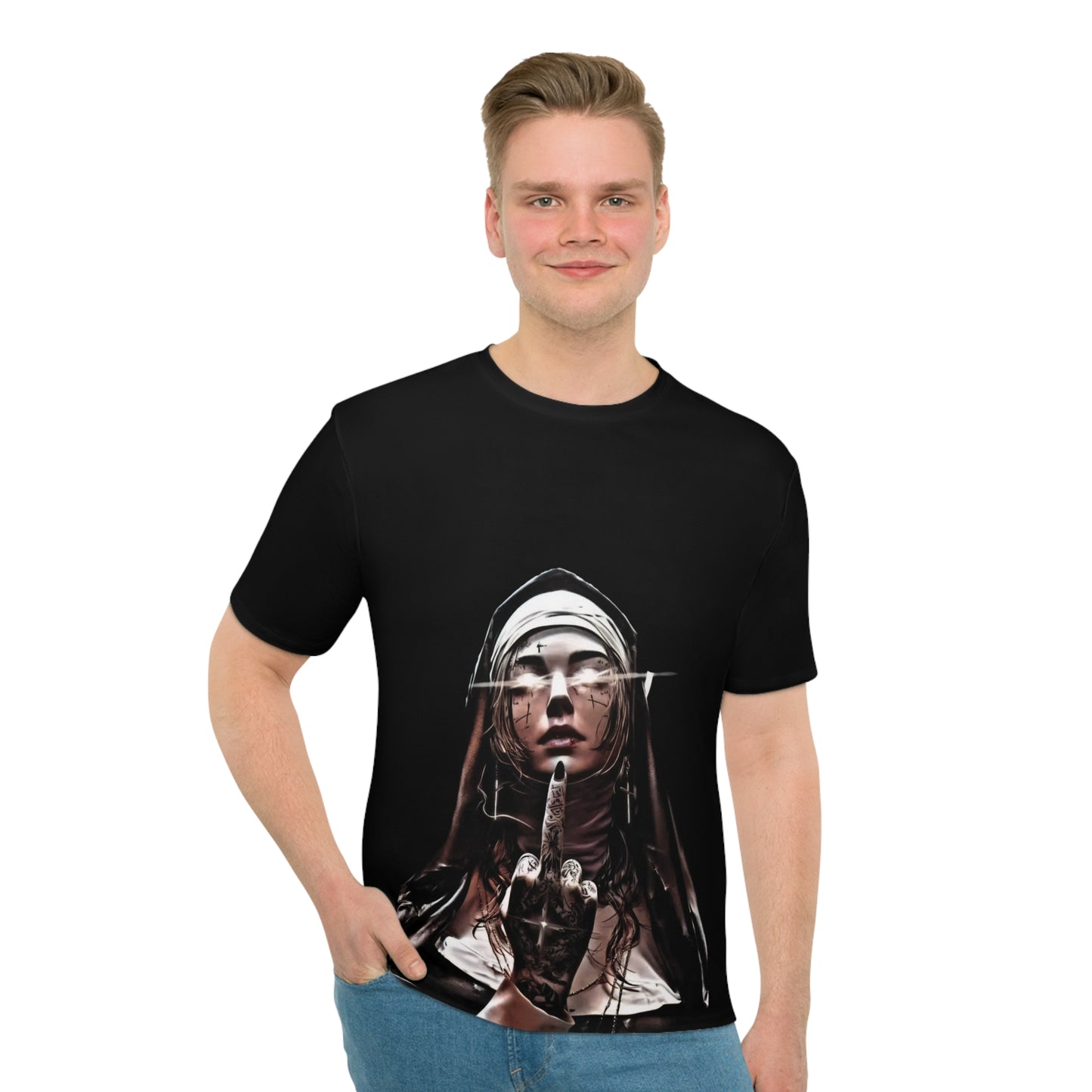 Cyber nun unisex Loose T-shirt