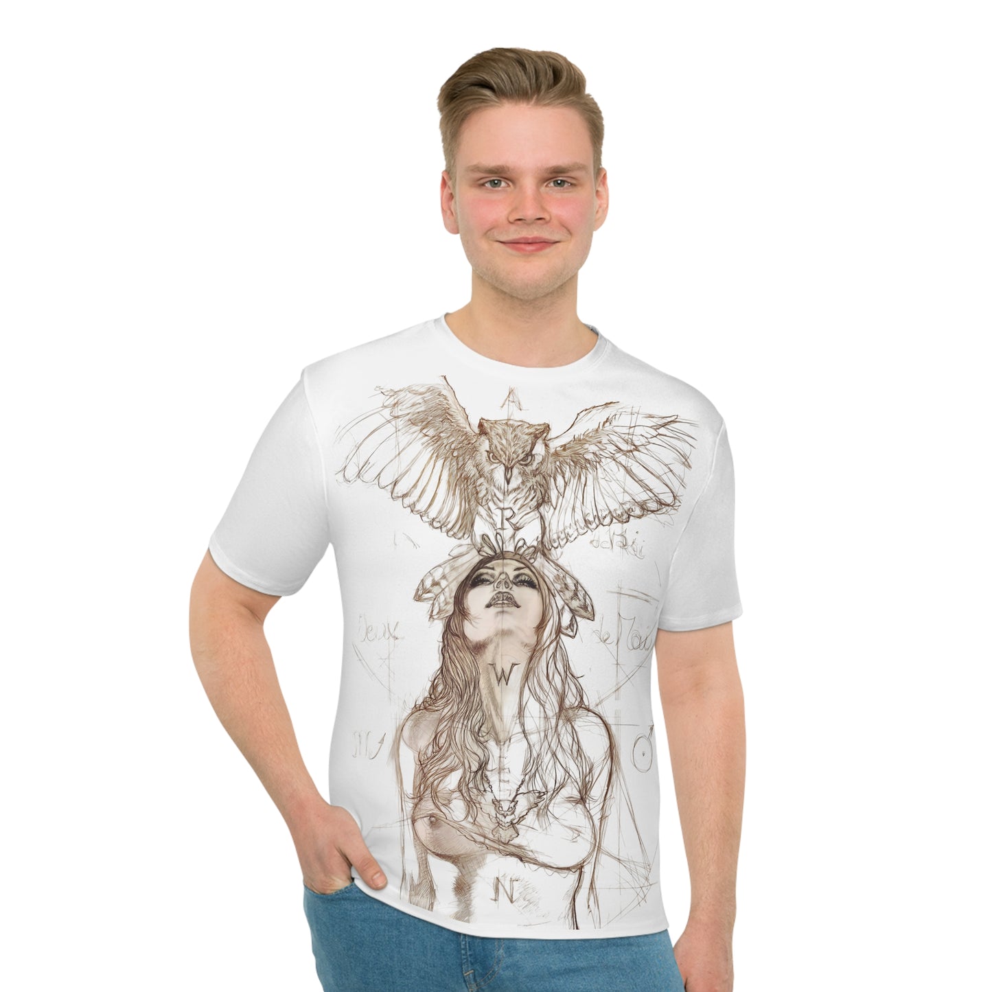 Owl Angel unisex Loose T-shirt